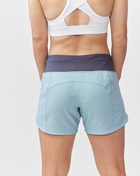 Black Excel women's workout shorts by Goal Five, training shorts designed for comfortable exercise and active wear.