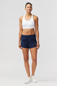 Black Excel women's workout shorts by Goal Five, training shorts with a comfortable fit for women.