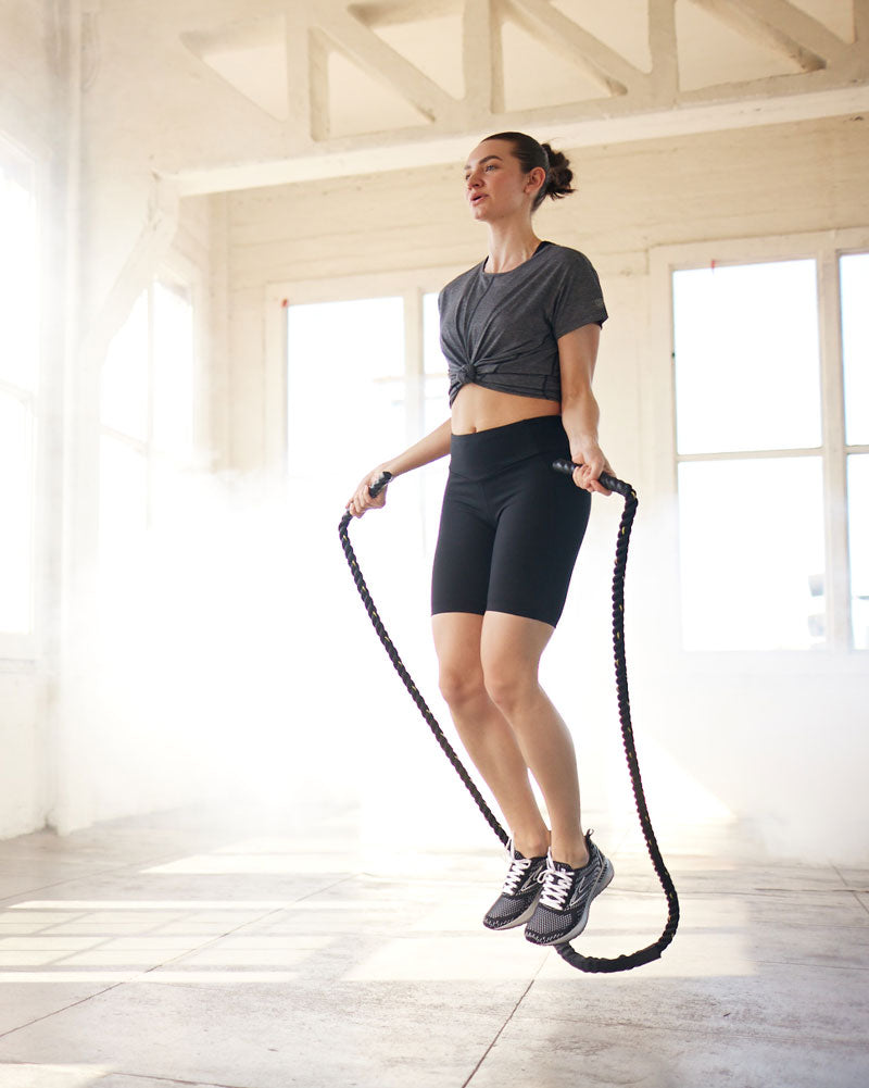 Goal Five Go Again Bike Short 8-inch training shorts with star pattern, designed for comfortable and stylish active wear.
