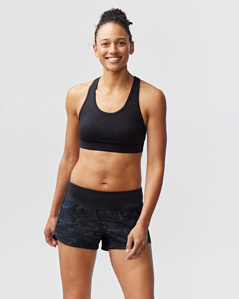 Goal Five women's training workout shorts in hot coral, size XS, designed for fast and free movement during exercise.