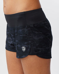 Goal Five women's training workout shorts in hot coral, XS, designed for fast and free movement during exercise.