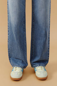 Hey Joanie Brooklyn High Rise Jeans HJ001, front view showing classic denim with high waist and relaxed fit.