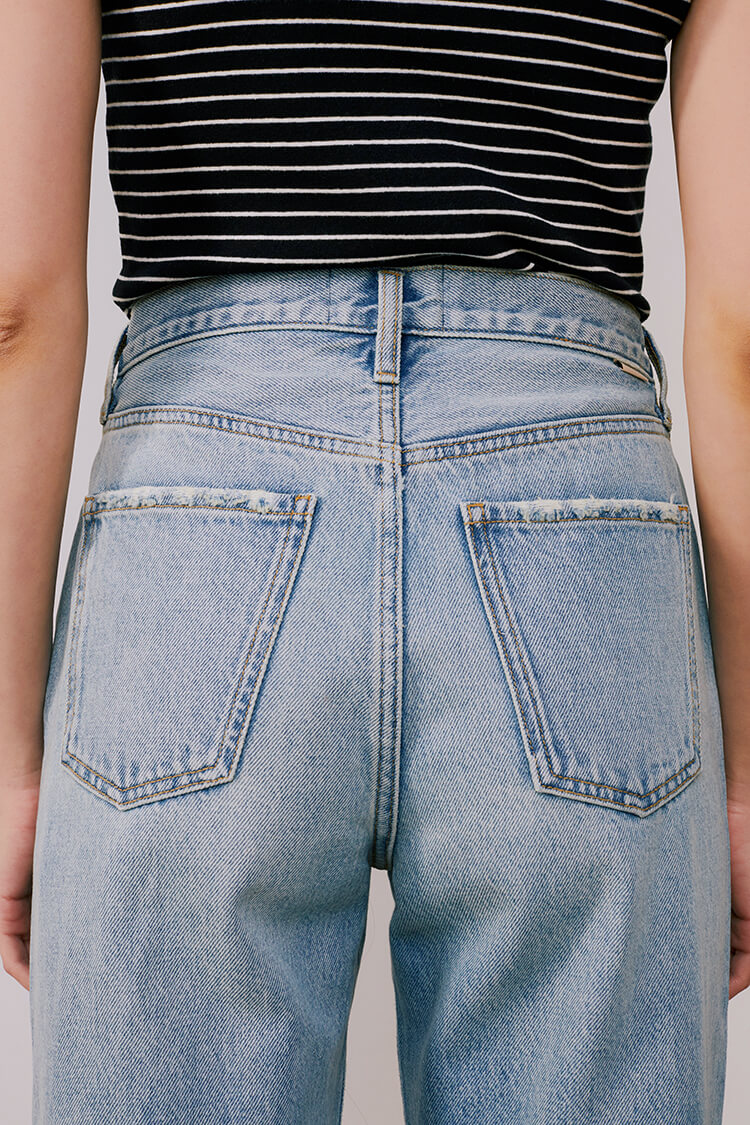 Hey Joanie Fun City Wide Jeans HJ105, featuring a relaxed fit, light wash denim, and classic jean styling.