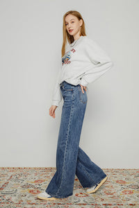 Hey Joanie Melissa Slouch Boot HJ127 in XS, showcasing soft, slouchy leather design with a rounded toe and casual style.