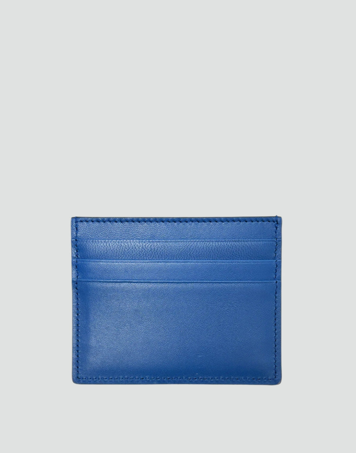HYER GOODS Certo Card Wallet in electric blue, slim card holder with multiple card slots, compact and stylish for everyday use.