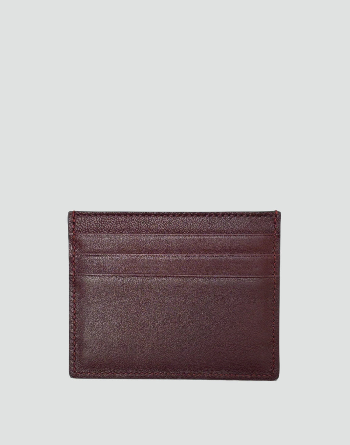 HYER GOODS Certo Card Wallet in burgundy with multiple card slots and sleek design, made for easy organization.