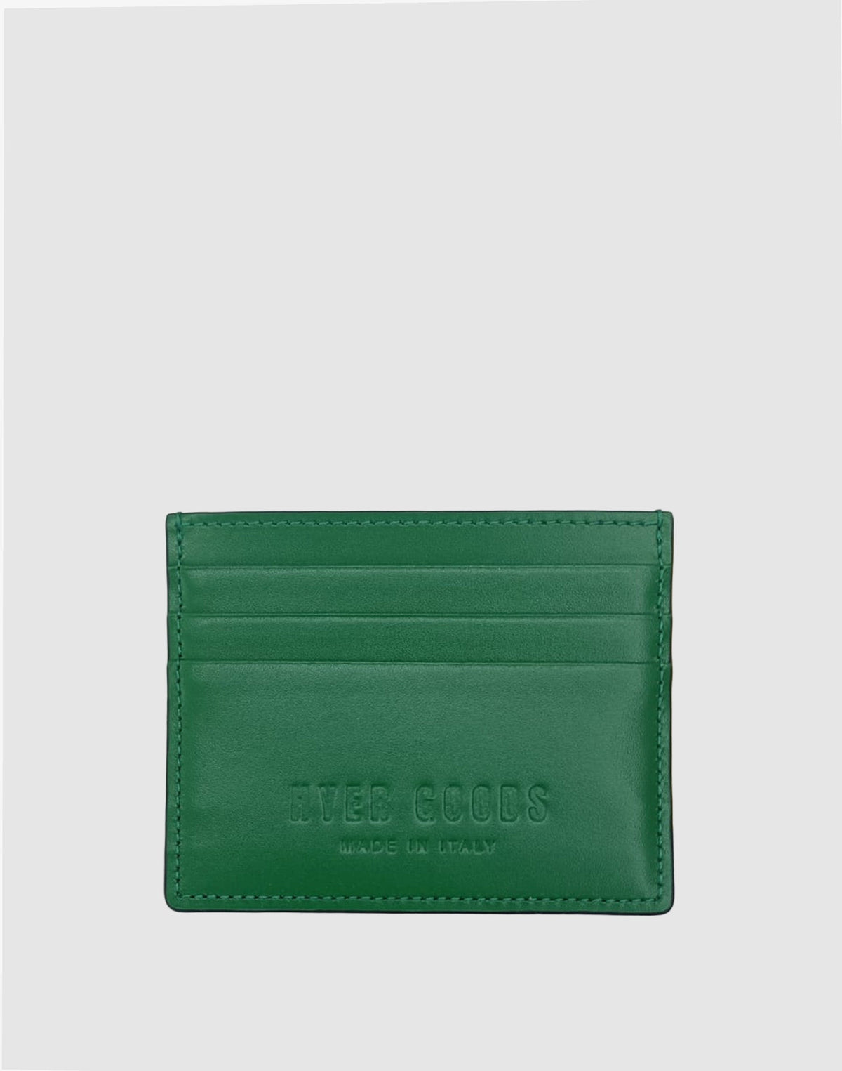 Hydro Green Certo Card Wallet by HYER GOODS showing its slim design and multiple card slots.