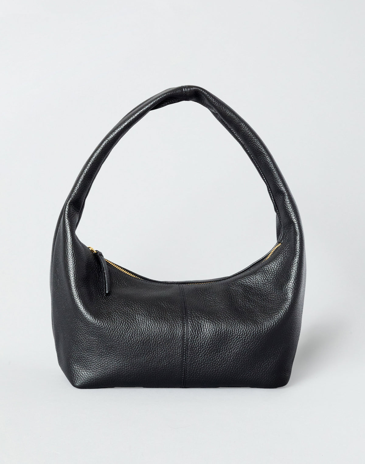 Black and gold HYER GOODS Everyday Shoulder Bag with sleek design and adjustable strap, perfect for daily use.