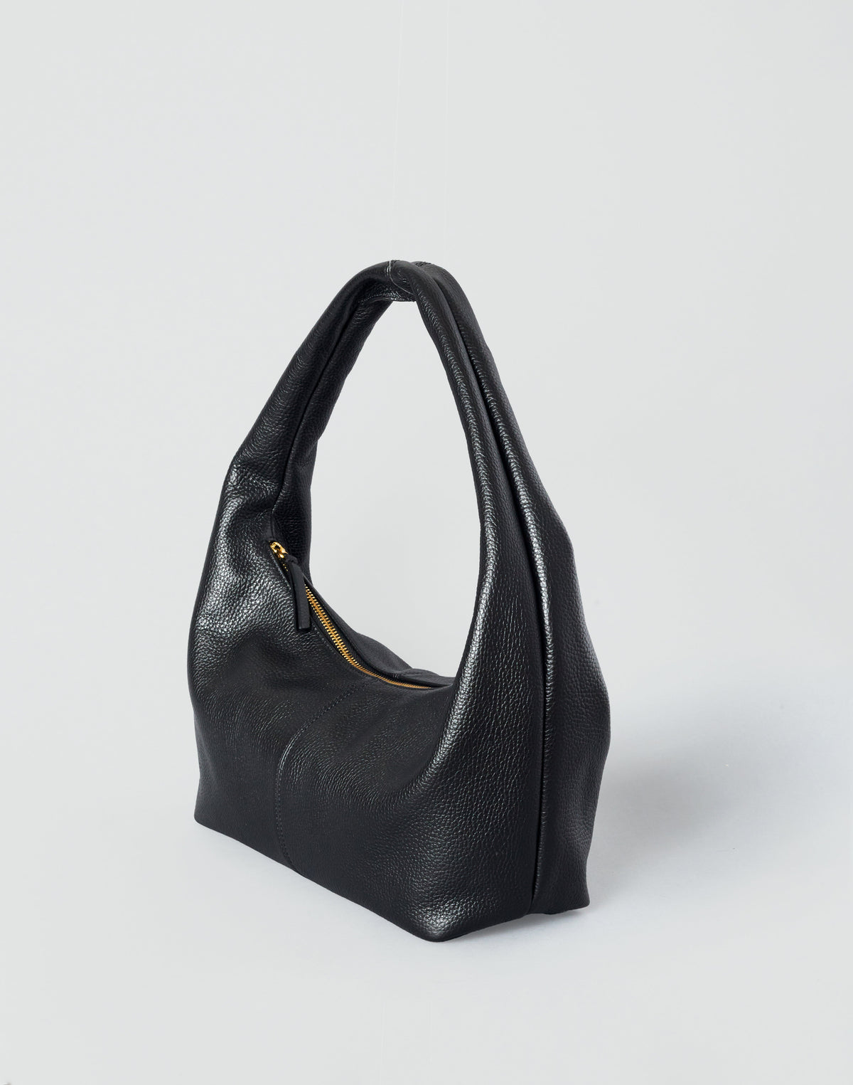 Black and gold HYER GOODS Everyday Shoulder Bag with sleek design and adjustable strap, ideal for everyday use.
