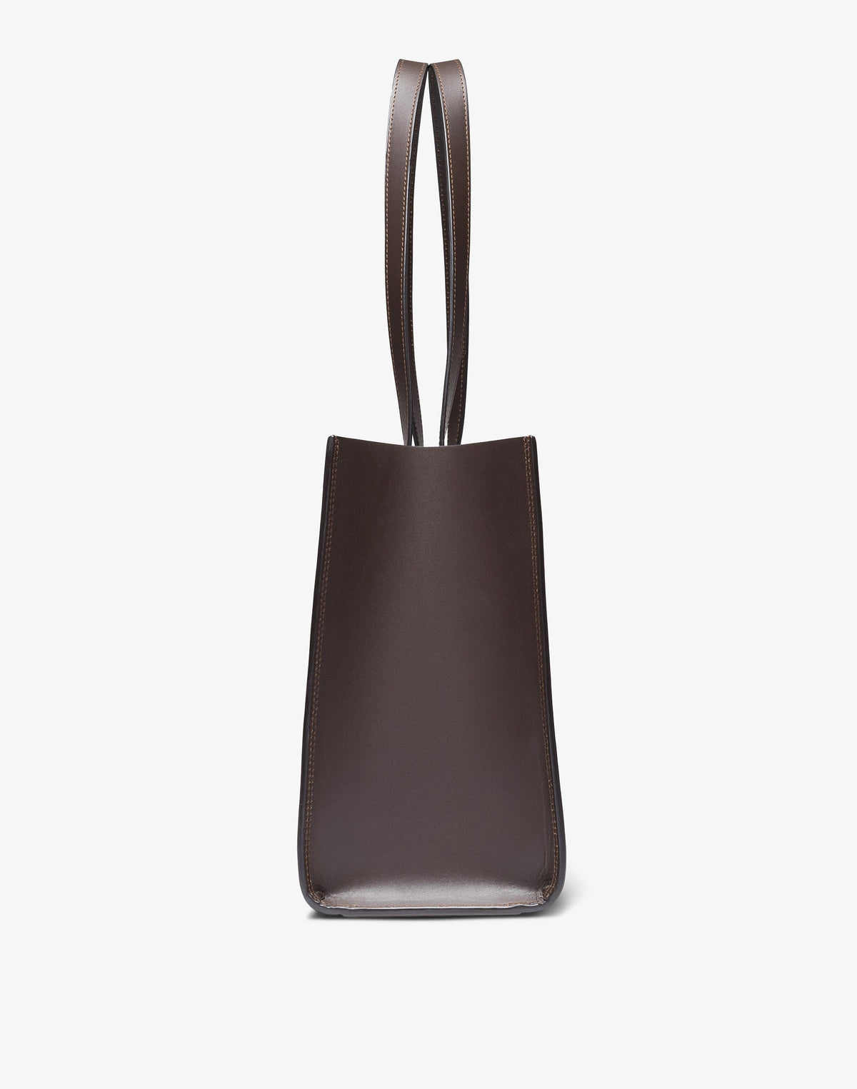 HYER GOODS Tolentino Tote Bag shown in natural leather with sturdy handles and spacious interior.