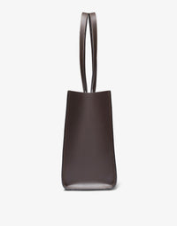 HYER GOODS Tolentino Tote Bag shown in natural leather with sturdy handles and spacious interior.