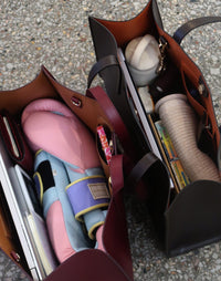 Inside view of the HYER GOODS Tolentino Tote bag showing spacious interior and durable fabric.