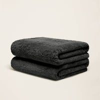 Set of two Italic Ultraplush Australian Cotton Bath Towels with soft, plush texture for home use.