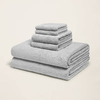 Set of two Italic Ultraplush Australian Cotton Bath Towels with soft, plush texture for home use.