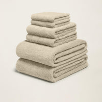 Set of two Italic Ultraplush Australian Cotton Bath Towels with soft, plush texture for home use.