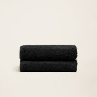 Set of two Italic Ultraplush Australian Cotton Bath Towels with soft, plush texture for home use.