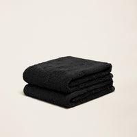 Set of two Italic Ultraplush Australian Cotton Bath Towels with soft, plush texture for luxurious home bath use.