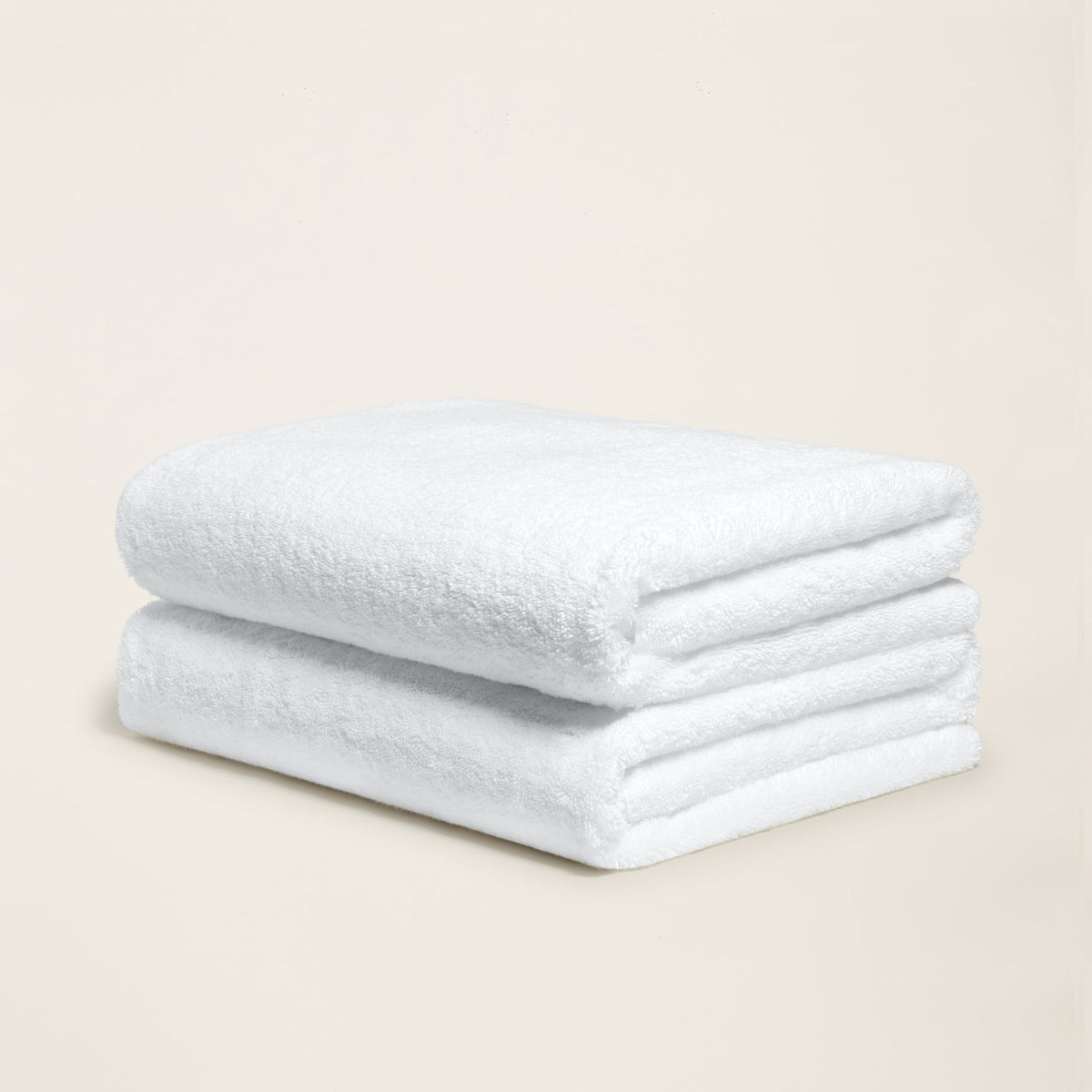 Set of two Italic Ultraplush Australian Cotton Bath Towels with soft, plush texture for home use.