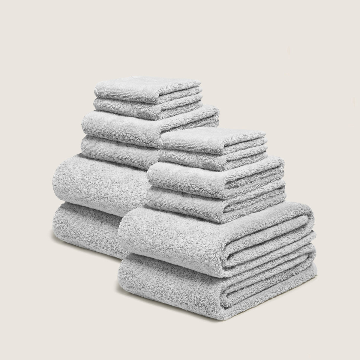 Set of two Italic Ultraplush Australian Cotton Bath Towels with soft, plush texture for luxurious home bath essentials.