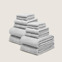 Set of two Italic Ultraplush Australian Cotton Bath Towels with soft, plush texture for luxurious home bath essentials.