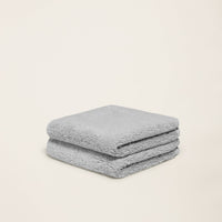 Set of two Ultraplush Australian Cotton Bath Towels by Italic, soft and plush home bath accessories with textured weave