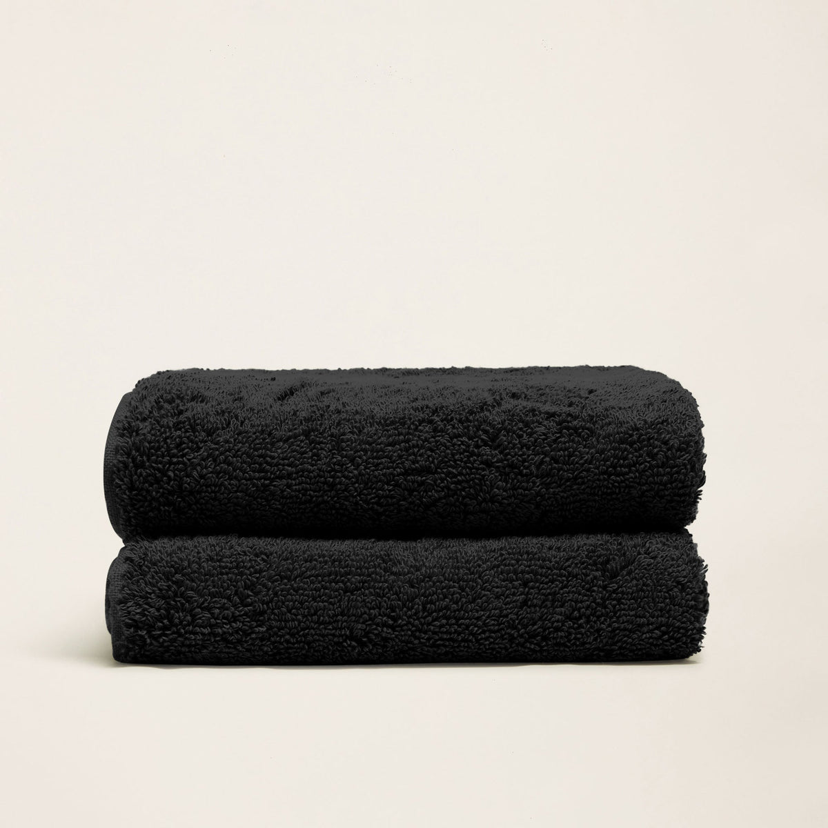 Set of two Italic Ultraplush Australian Cotton Bath Towels with soft, plush texture for home use.