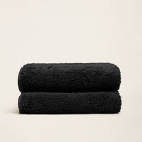 Set of two Italic Ultraplush Australian Cotton Bath Towels with soft, plush texture for home use.