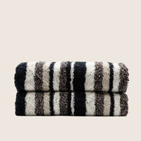 Set of two Italic Ultraplush Australian Cotton bath towels with soft, plush texture for home use.