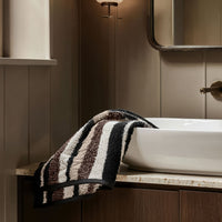 Set of two Italic Ultraplush Australian Cotton Bath Towels with soft, plush texture for home use.