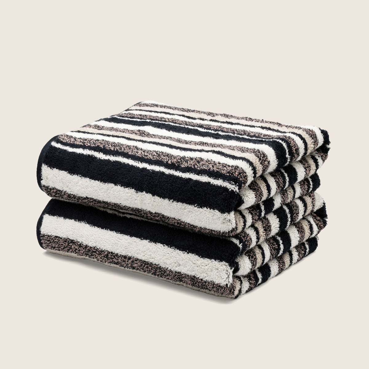 Set of two Italic Ultraplush Australian Cotton Bath Towels, soft and absorbent for luxurious home bathroom use.