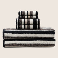 Set of two Italic Ultraplush Australian Cotton Bath Towels showing soft texture and plush fabric in a home bathroom setting.