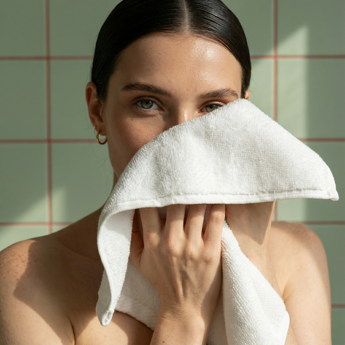 Set of two Italic Ultraplush Australian Cotton Bath Towels with soft, plush texture perfect for home use.