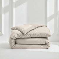 Blue and white Luxe Australian Sateen Bedding Bundle for twin beds by Italic, featuring smooth, luxurious bedding fabric.