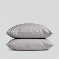 Blue and white Luxe Australian Sateen Bedding Bundle from Italic, featuring a soft, luxurious twin-sized bed set with smooth sateen fabric.