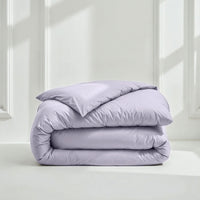 Blue and white Luxe Australian Sateen bedding bundle by Italic for twin bed, featuring smooth, luxurious satin fabric.