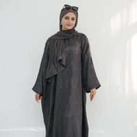 Jacquard Batwing Maxi Abaya(MA447)