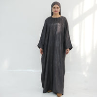 Jacquard Batwing Maxi Abaya(MA447)