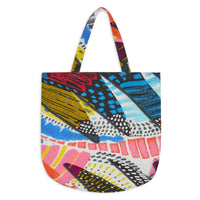 Canvas Farmers' Market Bag by Cliche, stylish tote with vegetable print, ideal for shopping and carrying essentials.