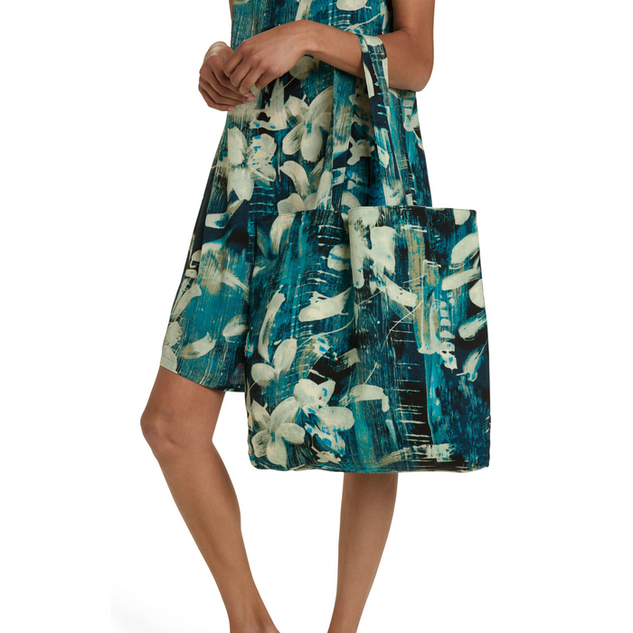 Kawaikini Farmers' Market Bag by jamsworld.com, durable tote with woven texture, ideal for shopping and carrying groceries.