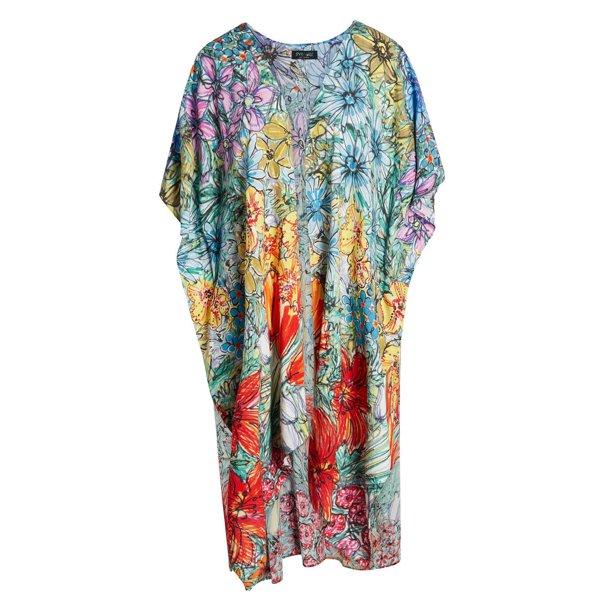 Eden kimono jacket for women, stylish cover-up with floral patterns, lightweight and comfortable, perfect for summer wear.