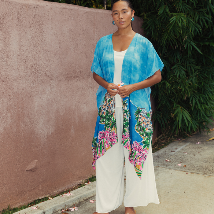 Royal Resort Kimono Jacket from Jamsworld Women's Cover Ups, lightweight and stylish for casual wear.