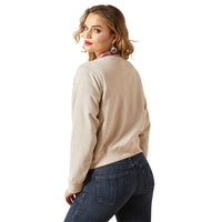 Ariat women's Essential Crew Sweatshirt in soft fabric, featuring a classic crew neck and long sleeves, ideal for casual wear.