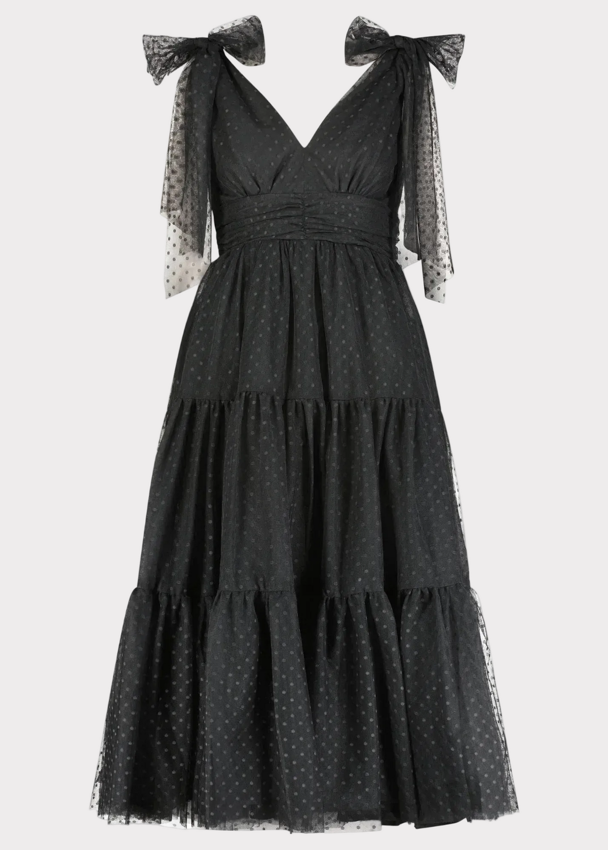 Black Jeanne Dress from JessaKae featuring a fitted silhouette and stylish design, shown in size XXS.