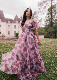 Lavender rose Cordelia Dress by JessaKae, featuring a flowy silhouette and delicate fabric, perfect for casual or semi-formal wear.