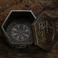 Viking Wolf Jewelry Box