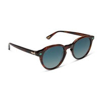 Tortoise Beth polarized sunglasses by DIFF x Yellowstone, featuring stylish frames and tinted lenses for UV protection.