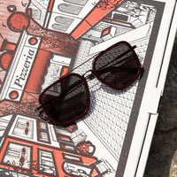 Jordan by DIFF polarized sunglasses with black frames and tinted lenses, designed for stylish sun protection.