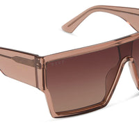 Electra by Diff sunglasses with truffle gradient lenses and stylish frame, designed for a modern, fashionable look.