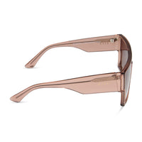 Electra by Diff sunglasses with truffle gradient lenses and black frames, stylish and trendy eyewear for sun protection.