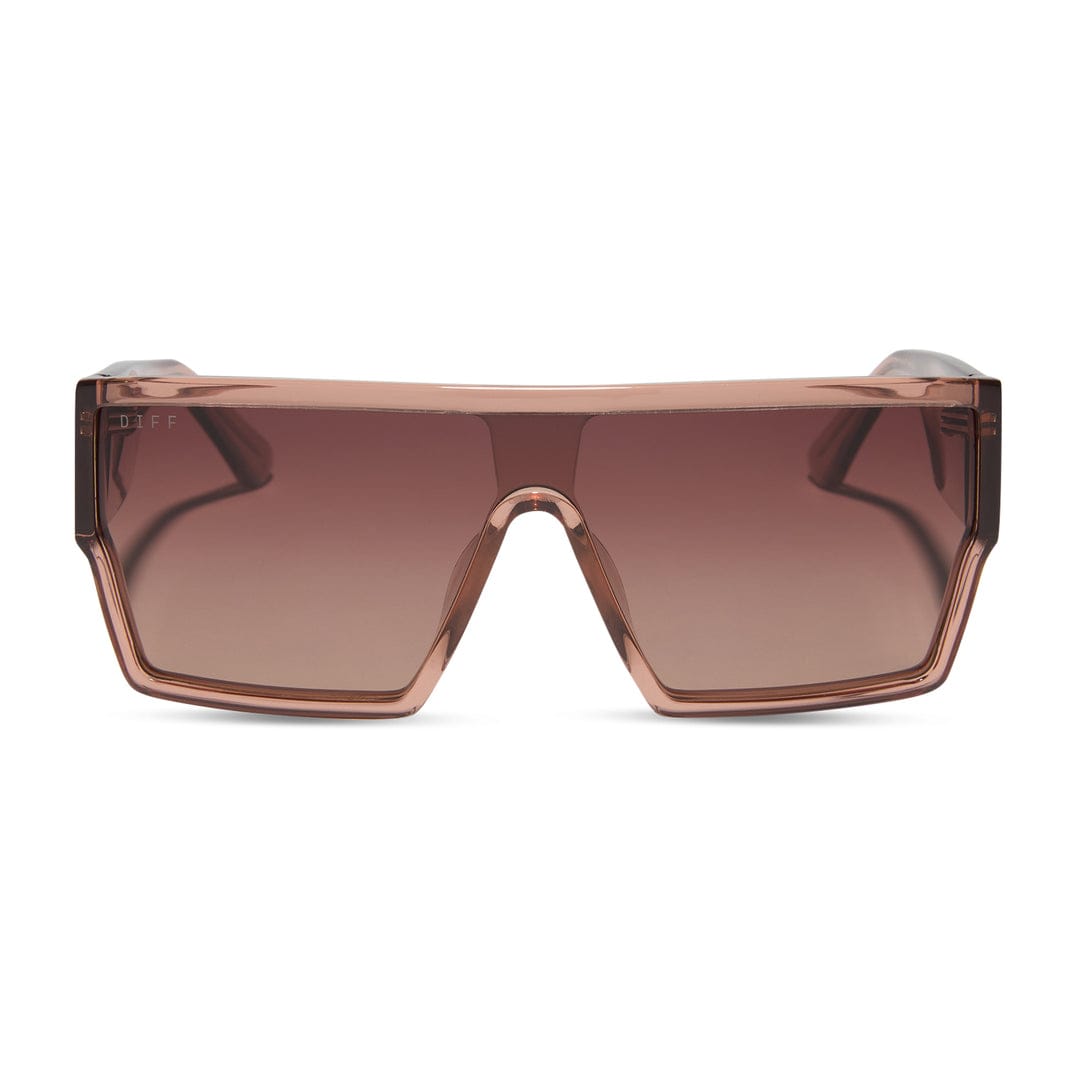 Electra by Diff sunglasses with truffle gradient lenses and stylish frame, perfect for sun protection and fashionable look.